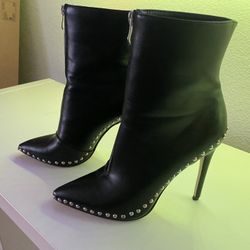 Black Booties Size 8