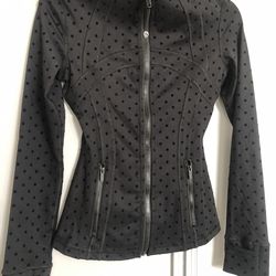 Lululemon Polka Dot Black Define Jacket