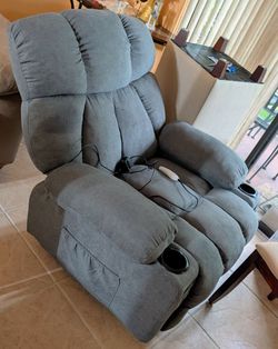 Recliner Chair with Heat and Massager ( manual included)