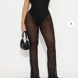 Corset Style Lace Jumpsuit 
