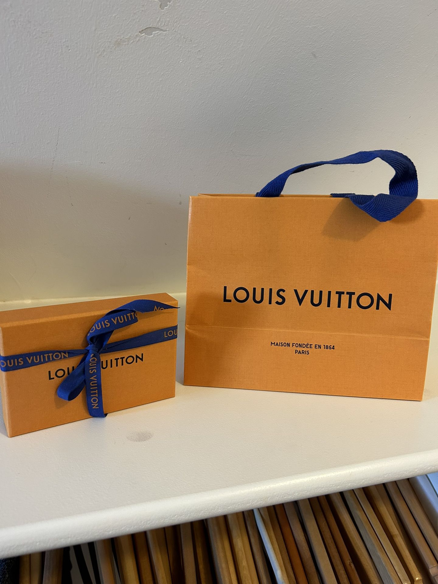 Authentic Louis Vuitton Wallet Box And Dust Bag