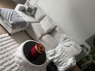 Beige couch