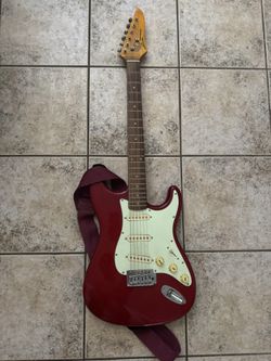 Red Electric Guitar