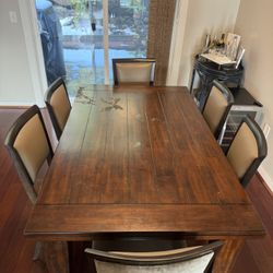MOVING SALE - Priced to Sell – Solid Wood Furniture, Leather Chair, Storage Pieces