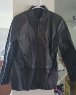 Genuine women's leather jacket