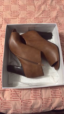 Nine West open toe boot