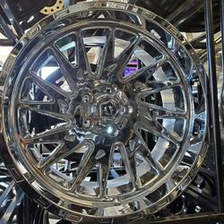 20x10 Chrome 6x135 6x139 Rims And Tires 295/60/20