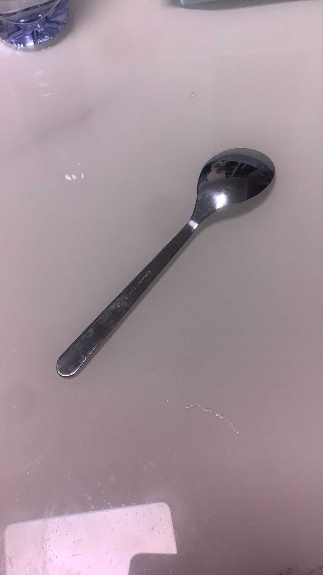Spoon made of pure silver