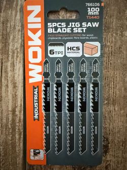 Women industrial five pieces jig saw blade set