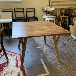 Natural MC Square Dining Table