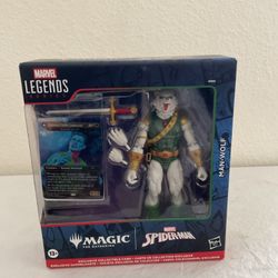 Marvel Legends Man-Wolf Action Figure with Exclusive Magic: The Gathering Card