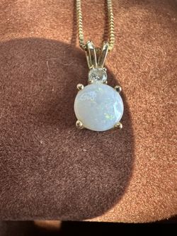 Opal 14K Gold Women Necklace
