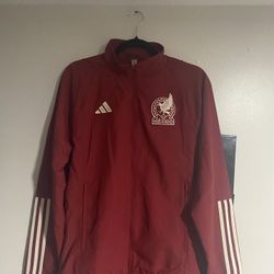 adidas Mexico WC World Cup 2022 Presentation 23 Jacket - Burgundy