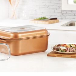 Copper Chef Wonder Cooker Cookware Set 3 Piece