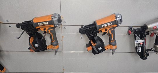 RIDGID PNEUMATIC ROOFING NAILER 60$ EACH