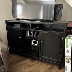 Black TV Stand