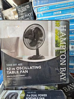 Hampton Bay 12 In Oscillating Table Fan