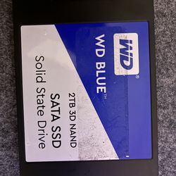 Western Digital 2TB WD Blue 3D NAND Internal PC SSD