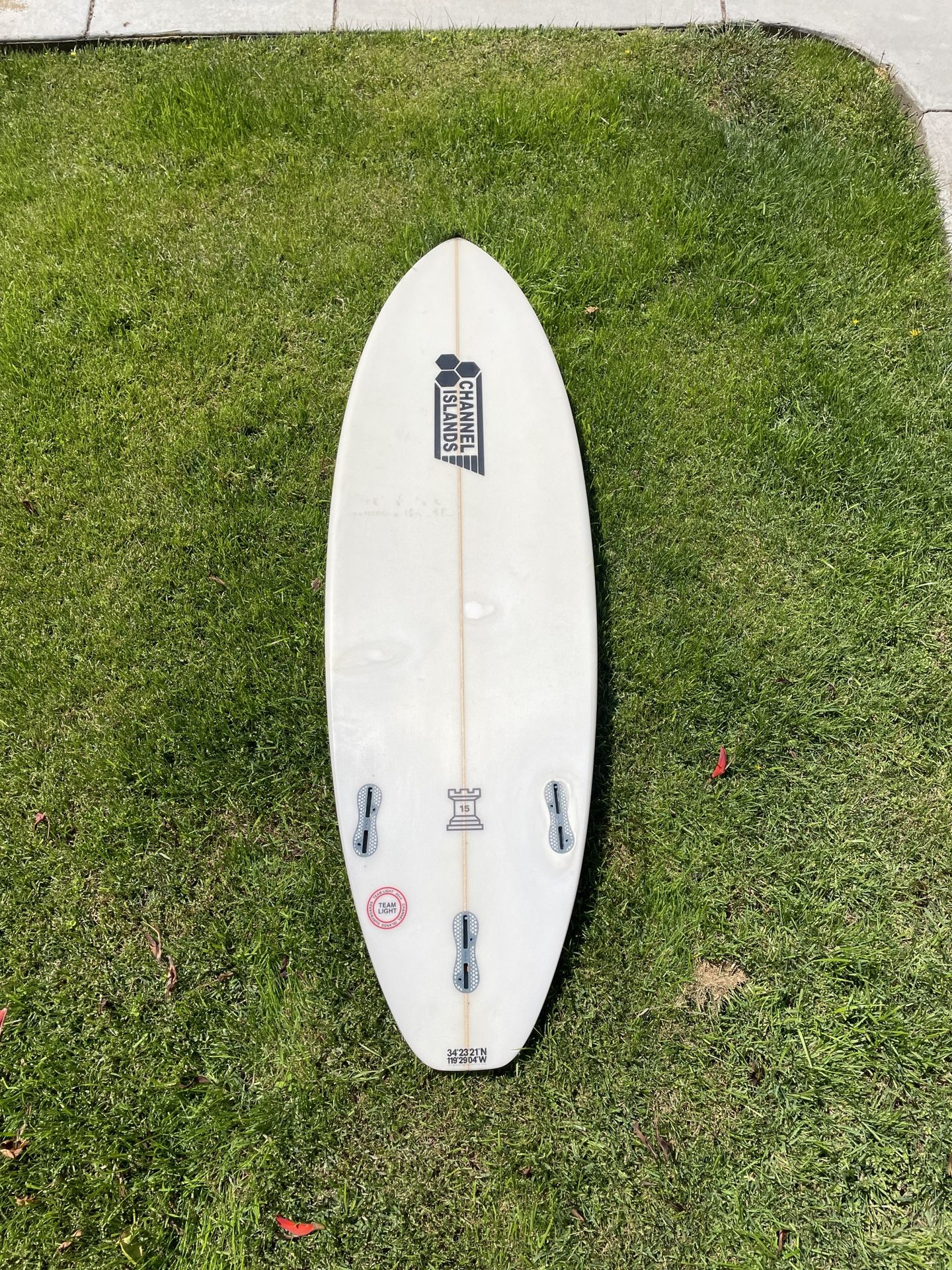 5'8 1/2” Rook 15 Surfboard Channel Islands Al Merrick