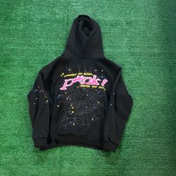Black Pink Sp5der Hoodie