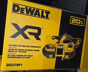 DEWALT XR MID SIZE BANDSAW KIT