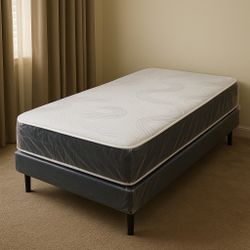 Brand New Twin Size Mattress 10” For Unbeatable Comfort! Also in Full, Queen & King. Wrapped in Plastic. Same-day Delivery.