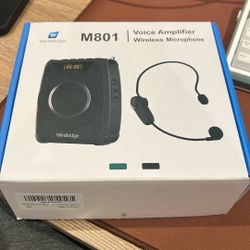 M801 Voice Amplifier Wireless Microphone