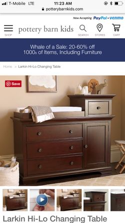 Larkin hi lo changing table outlet