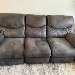 Brown Recliner Couch- FREE!