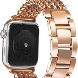 Apple Watch Band Stainless Steel Rose Gold 38/40/41mm