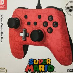 Nintendo Switch Super Mario Wired Controller Plus *BRAND NEW*