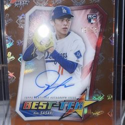2025 Bowman’s Best Roki Sasaki Best Tek Auto /25