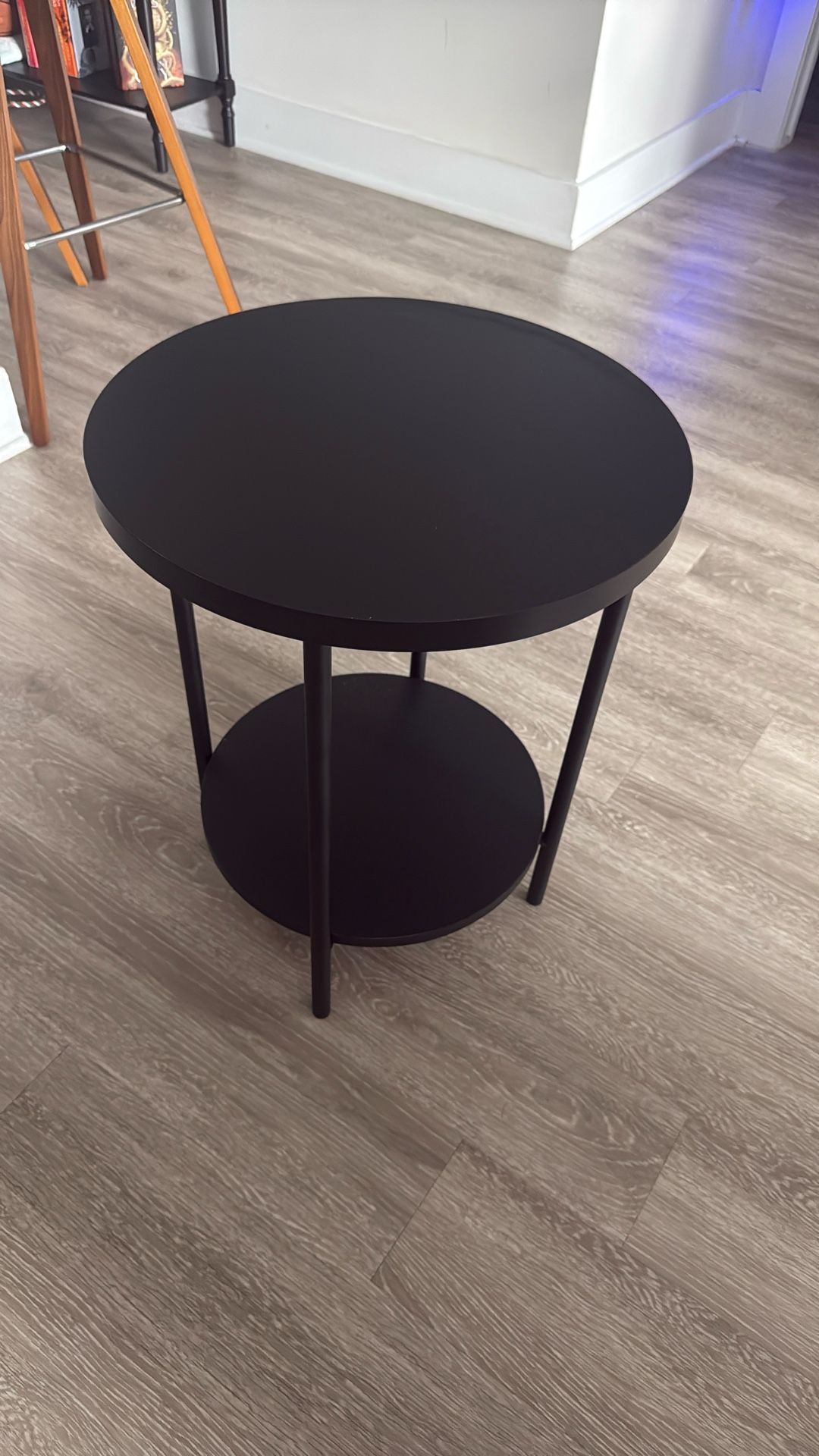 Black Side Table