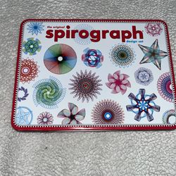 Spirograph Design Set Collectors Tin Arts and Crafts Kids Toys B018