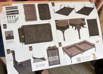 2-dog Pet Bed For Outside Or Inside