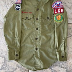 Vintage Boy Scout Shirt And Boy Scout Books