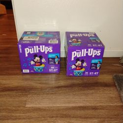 Huggies Pull Ups In Box 5T-6T