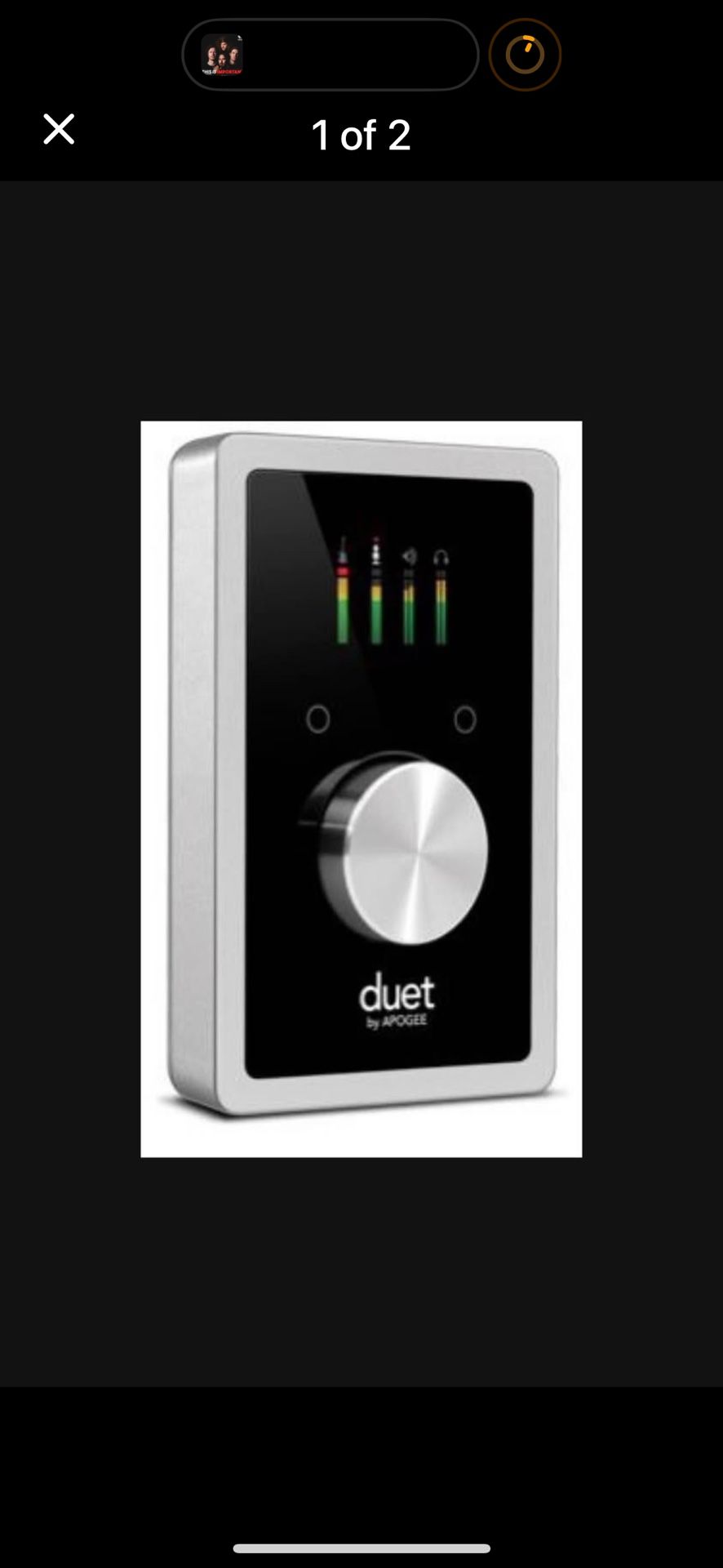 Apogee Duet Interface