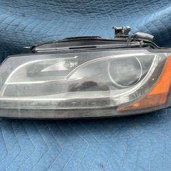 LEFT SIDE XENON HEADLIGHT ASSEMBLY COMPLETE OEM AUDI 09-12 A5 S5 B8 8T 3.2L 