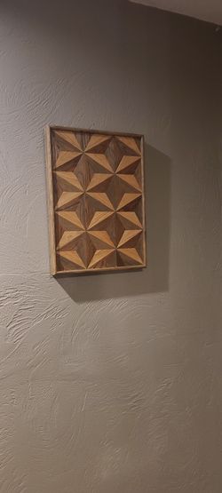 GEOMETRIC WOOD WALL ART