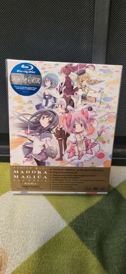 New! Puella Magi Madoka Magica The Movie - Rebellion - Limited Edition DVD/Blu-Ray/CD