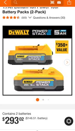 Dewalt  - Power Stack Batteries 