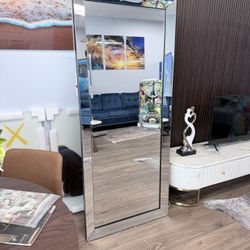 Beveled Edge Tall Floor Mirror 70”x30”