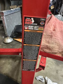 Torin Big Red T25671 1,250 lb (5/8 Ton) Heavy-Duty Rotating Engine Stand
