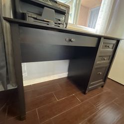 Desk And Book Shelf