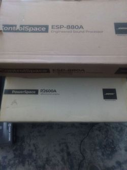 Bose ControlSpace ESP-880A & PowerSpace P2600A Boxes