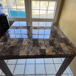 Brown Marble Table 