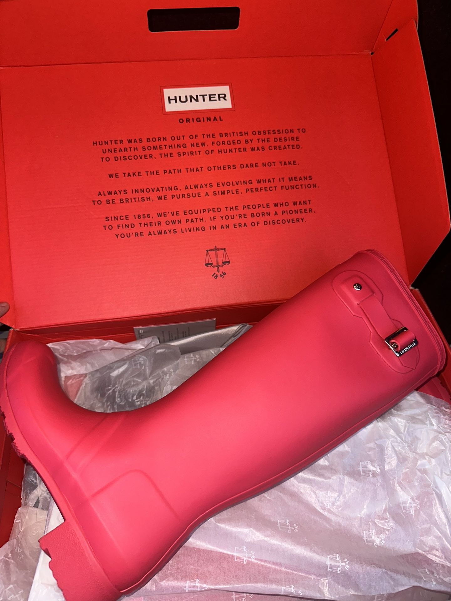 Hunter Boots Pink Matte