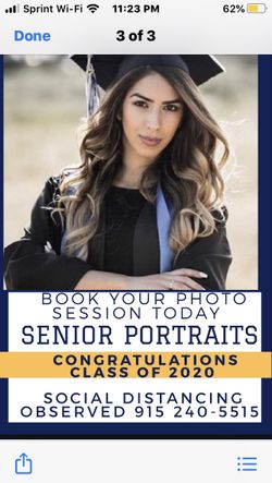 Graduation Portraits or special Celebration