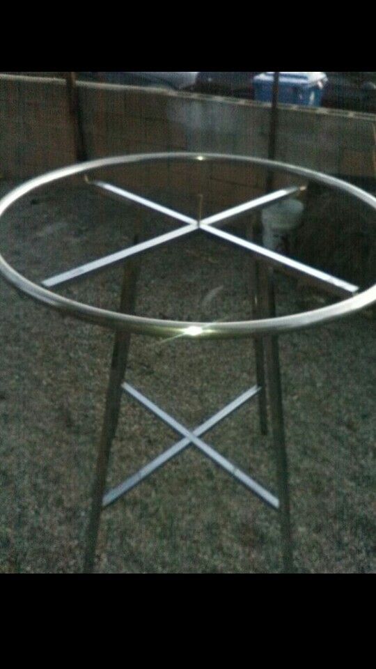 Chrome Heavy Duty Round Clothing Racks.